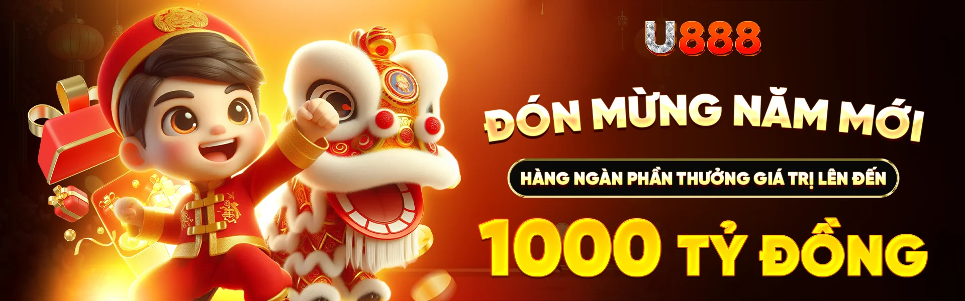 Banner đón mừng năm mới phần thưởng giá trị lên đến 1000 tỷ đồng