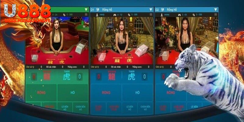 Đếm bài Rồng Hổ U888 trong ván đấu