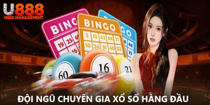 Xổ số tại U888 có đội ngũ chuyên gia hàng đầu